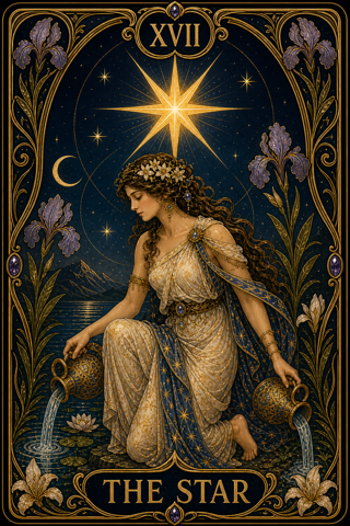 The Star tarot card